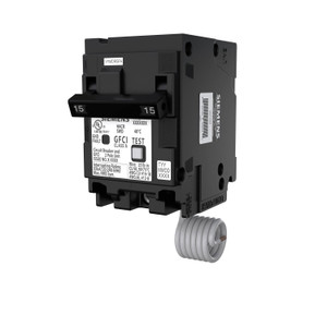 Siemens Q215GF 15 Amp 2 Pole GFCI Circuit Breaker Siemens Q215GF 15 Amp 2 Pole GFCI Circuit Breaker