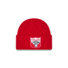 Sydney Swans 2026 New Era Knit Heritage Rib Cuff Beanie Red