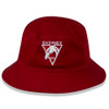 Sydney Swans 2024 New Era Red Bucket Hat