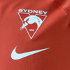 Sydney Swans 2025 Nike Training 1/4 Zip Top Chile Red
