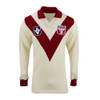 Sydney Swans Mens Merino Wool Long Sleeve Guernsey