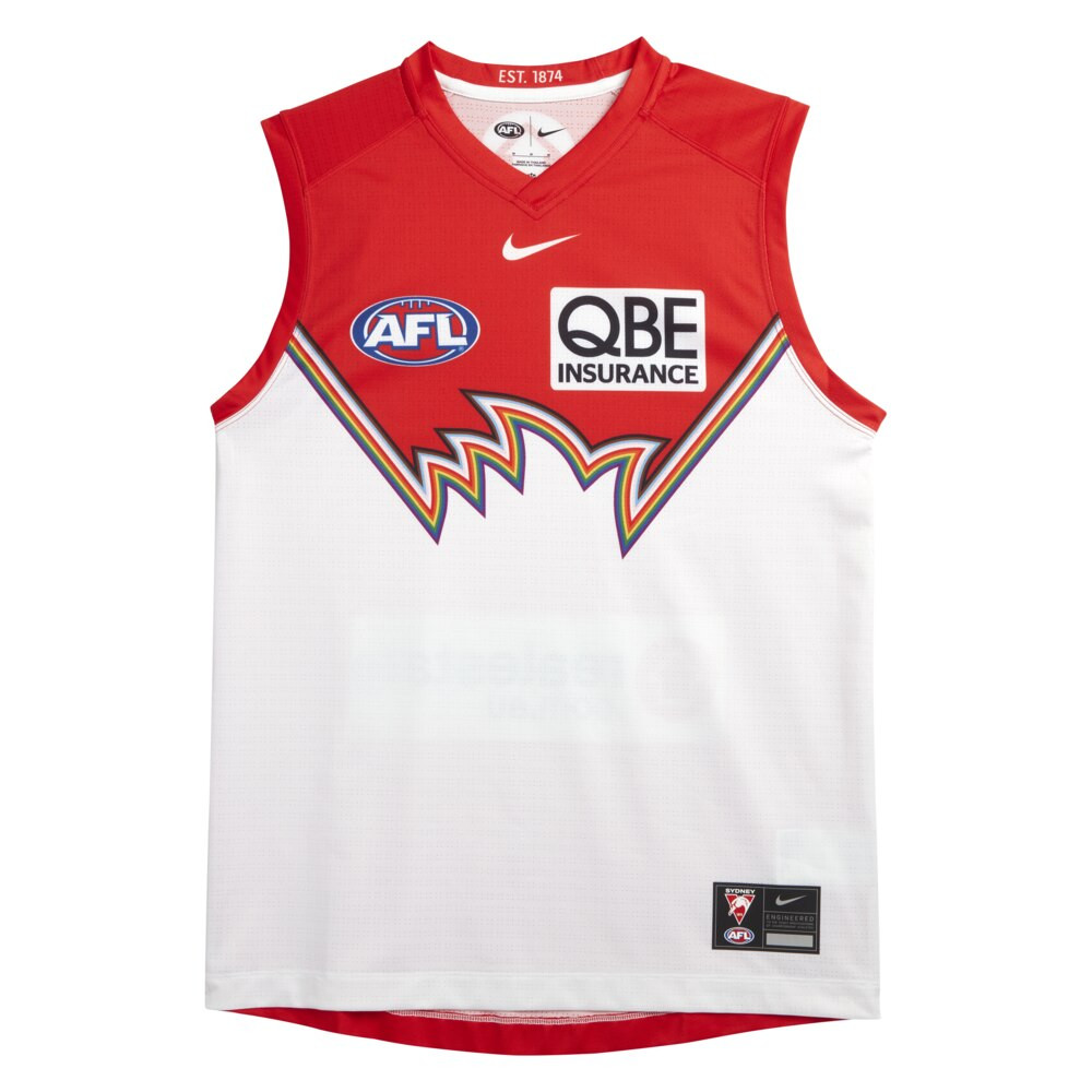 Sydney Swans 2025 Nike Unisex Pride Guernsey