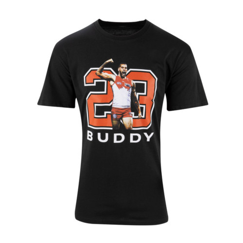 Sydney Swans Charcoal Adults Buddy Icon Tee