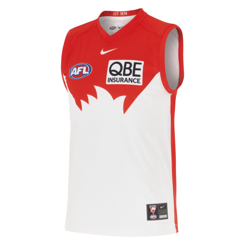 Sydney Swans 2025 Mens Nike  Home Guernsey