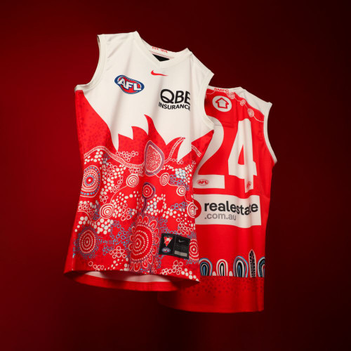 Sydney Swans 2025 Mens Nike  Indigenous Guernsey