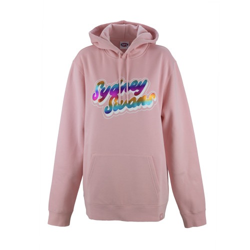 Sydney Swans Adult Mens Metallic Logo Hoodie