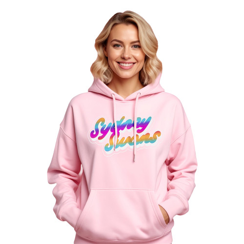Sydney Swans Adult Mens Metallic Logo Hoodie