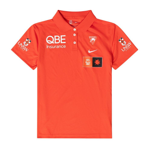 Sydney Swans 2026 AFLW Nike Womens Dri-Fit Polo