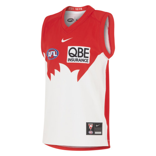 Sydney Swans 2025 Nike Youths Home Guernsey