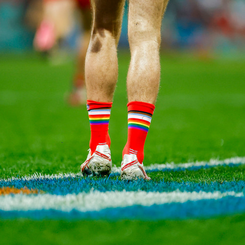 Sydney Swans 2025 Nike Pride Socks