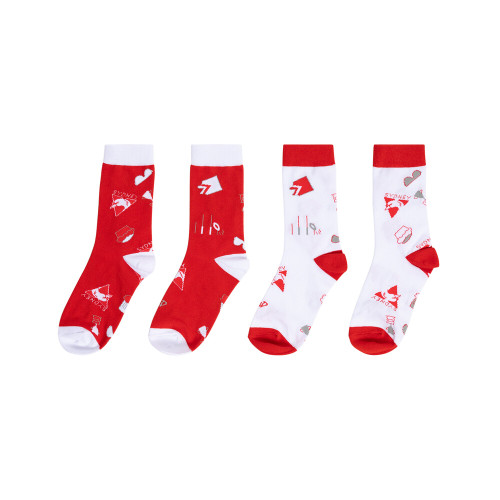Sydney Swans 2 Piece Sock Pack