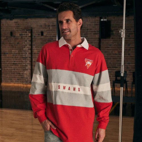 Sydney Swans W25 Mens Paneled Rugby Top