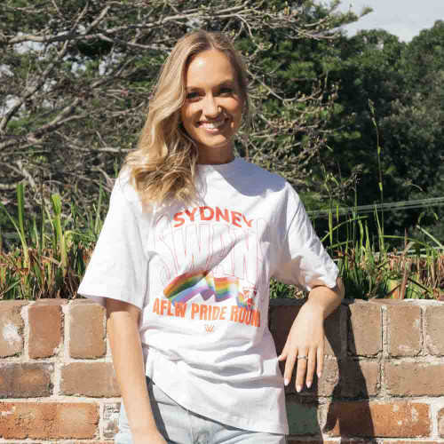 Sydney Swans AFLW S9 Adults Pride Tee