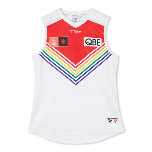 Sydney Swans 2023 AFLW Youths Pride Guernsey