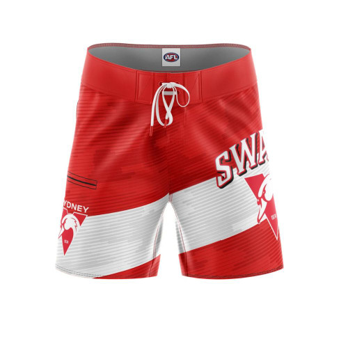 Sydney Swans Adults Barrel Board Shorts