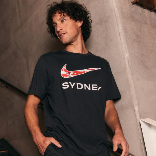 Sydney Swans 2025 Nike Mens Graphic Tee Anthracite