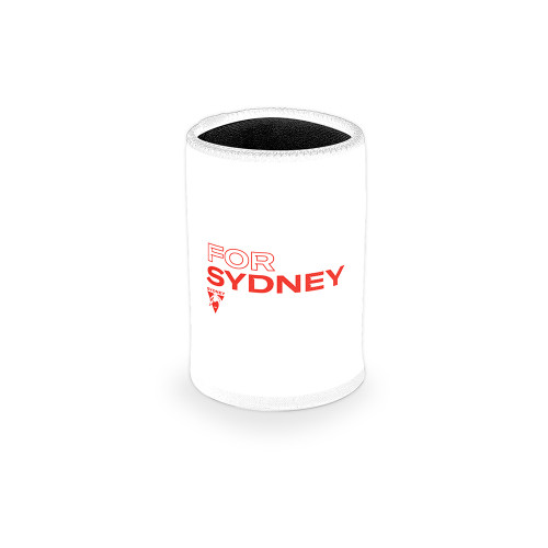 Sydney Swans For Sydney can cooler WHITE
