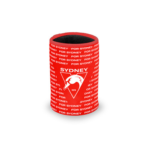Sydney Swans For Sydney logo can cooler RED