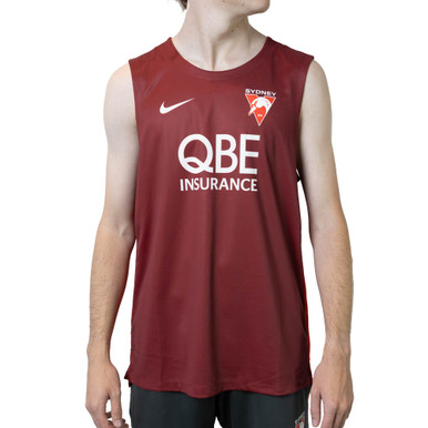 Nike 2025 Sydney Swans Training Singlet for Men - News Directory 3