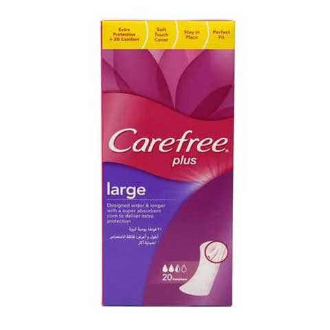 Carefree Panty Liners Large Pack of 48 Panda.qa