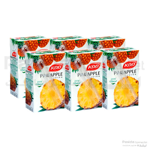 KDD Pineapple Juice 250ml X6Pcs Panda.qa