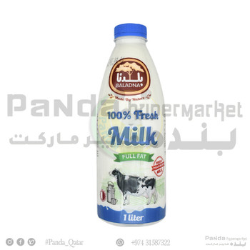 Baladna Fresh Milk Full Fat 1L