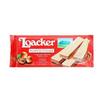 Loacker Napolitaner Hazelnut Wafers 90g