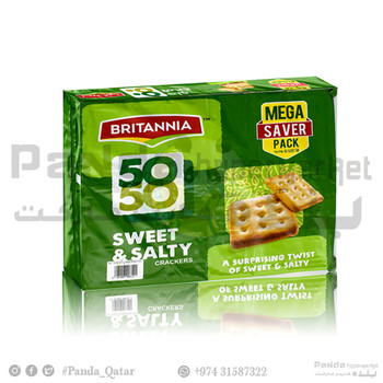 Britannia 50-50 Sweet & Salty 71gmX6X2