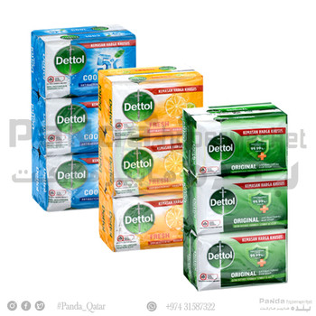 Dettol Soap Assorted 100Gm X 6pcs (1Set)