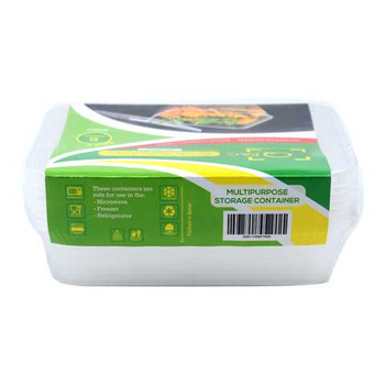 Q Pac Microwave Square Container -500 ml 5s