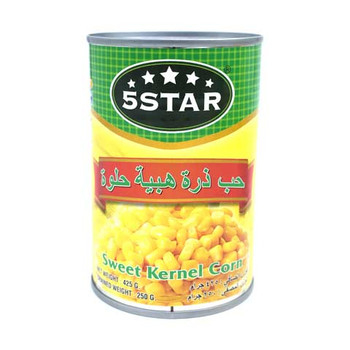 5 Star Sweet Kernel Corn 425gm