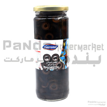 Diamond Sliced Black Olives 230gm