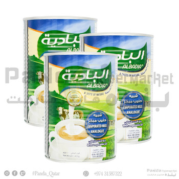Al Badia Evaporated Milk400gmX3pcs