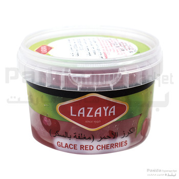 Lazaya Red Cherries Glace 200gm