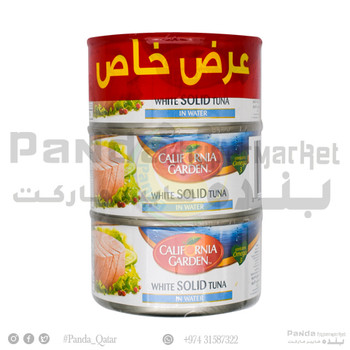 California Garden White Solid Tuna In Water 185G X 3pcs