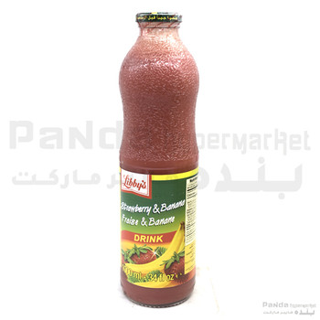 Libbys Strawberry&Banana 1000ml