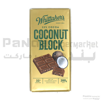 Whittakers - Chocolate Coconut Block 200G