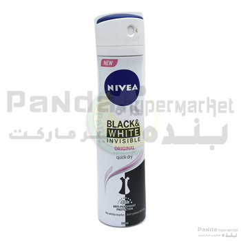 Nivea Black N White Deo Female150Ml