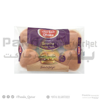Qbake Brioche Bun 6Pcs