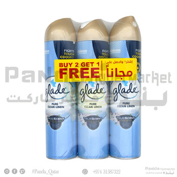 Glade Aero Clean Linen 300Ml X3 PCS