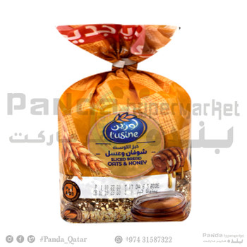 Lusine Bread Sliced Honey Oat 300Gm