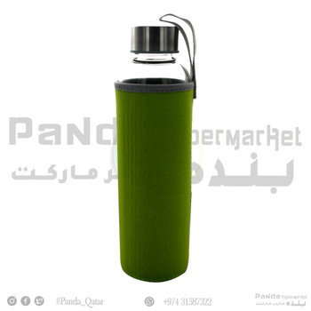 Gitco Glass Water Bottle 550ml