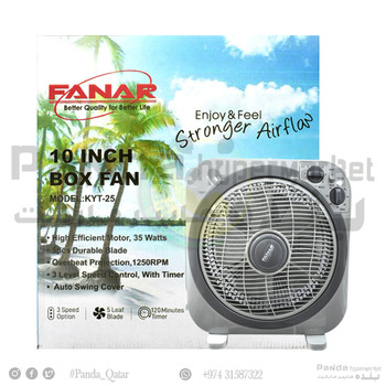 Fanar 10" Box Fan 35W KYT-25