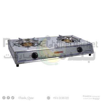 Geepas Stainless Steel Double Gas Burner GGC31033