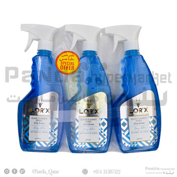 Lorx Glass Cleaner Assorted 3X650ML