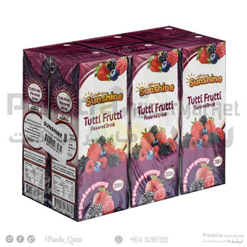 Sunshine Tutti Fruitii 200MlX6