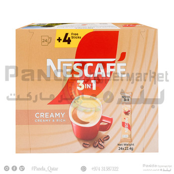 Nescafe 3 IN 1 Creamy 22.4gmX20+4