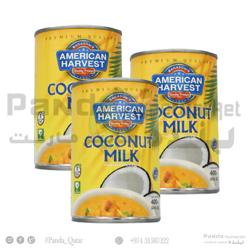 American Harvest Coconut Milk 400MlX3Pcs