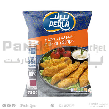 Perla Chicken Strips Plain 750Gm