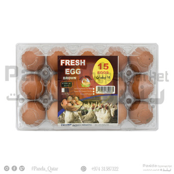 Dunes Fresh Brown Egg 15PC